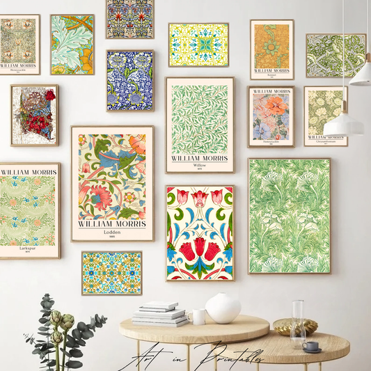 William Morris Printable Art Collection Classic Floral