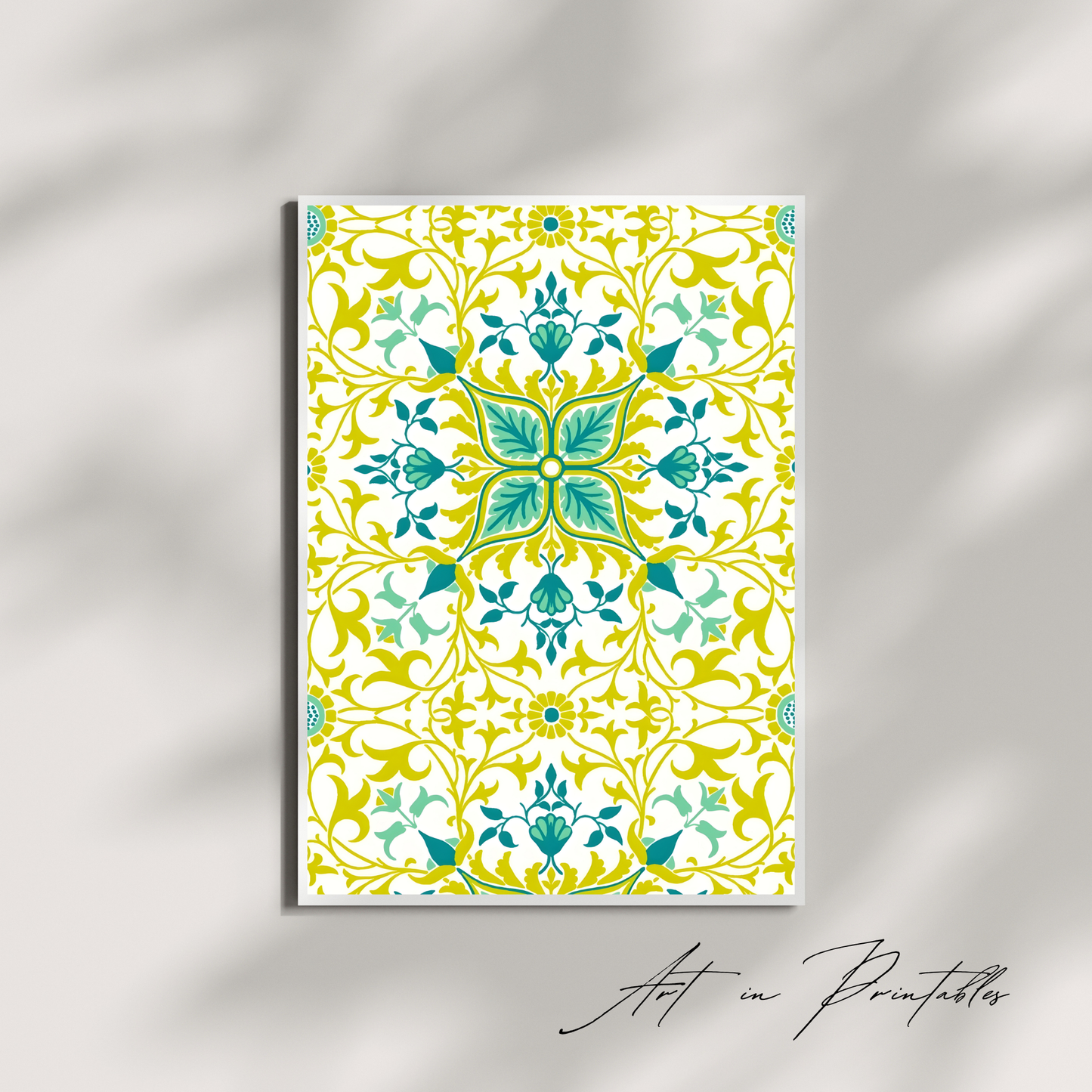 Classic Foliage Set Printable Posters by W.Morris Digital Wall Art Download