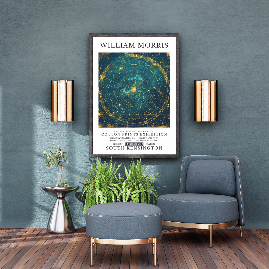 William Morris Inspired Dark Botanicals & Creatures Collection