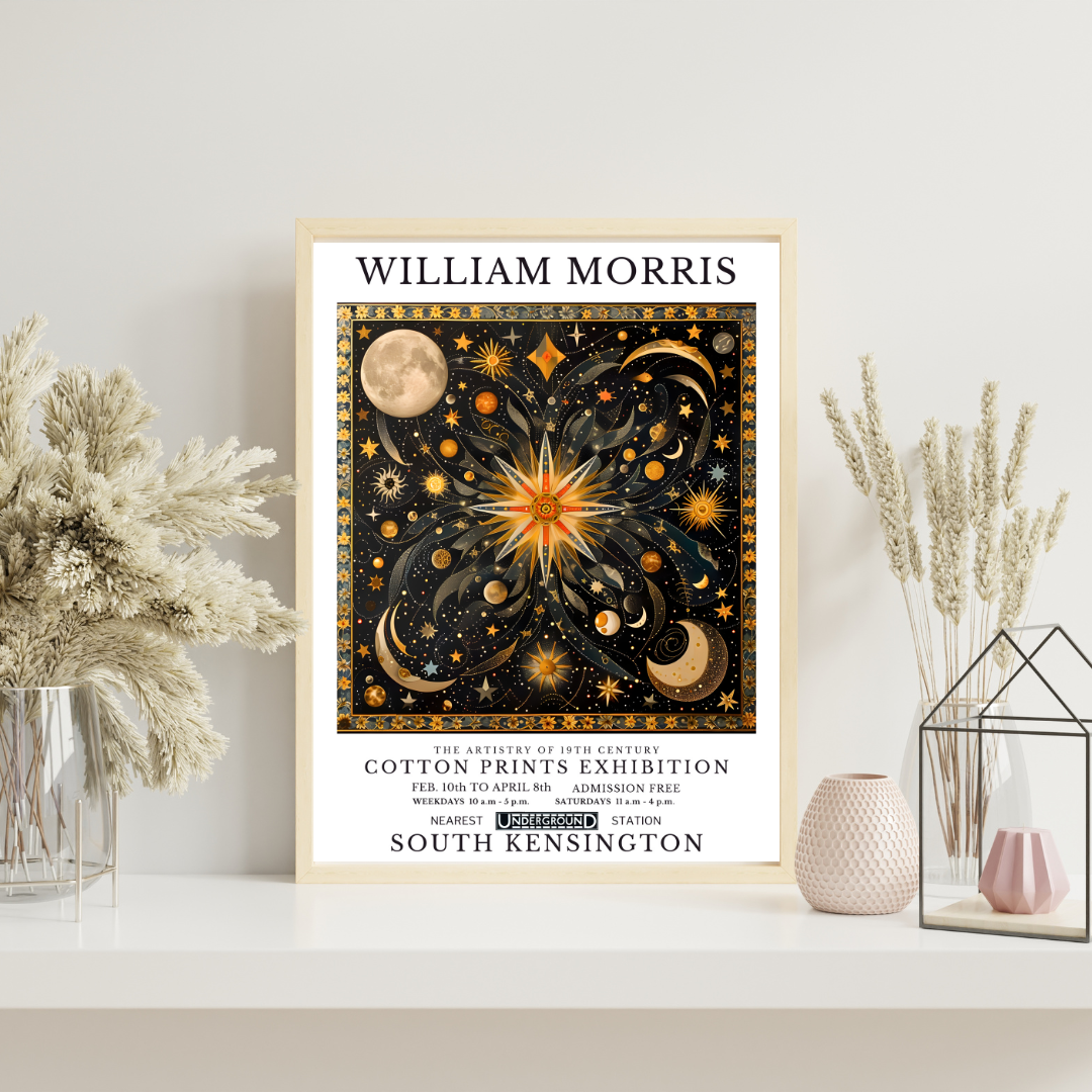 William Morris Inspired Dark Botanicals & Creatures Collection