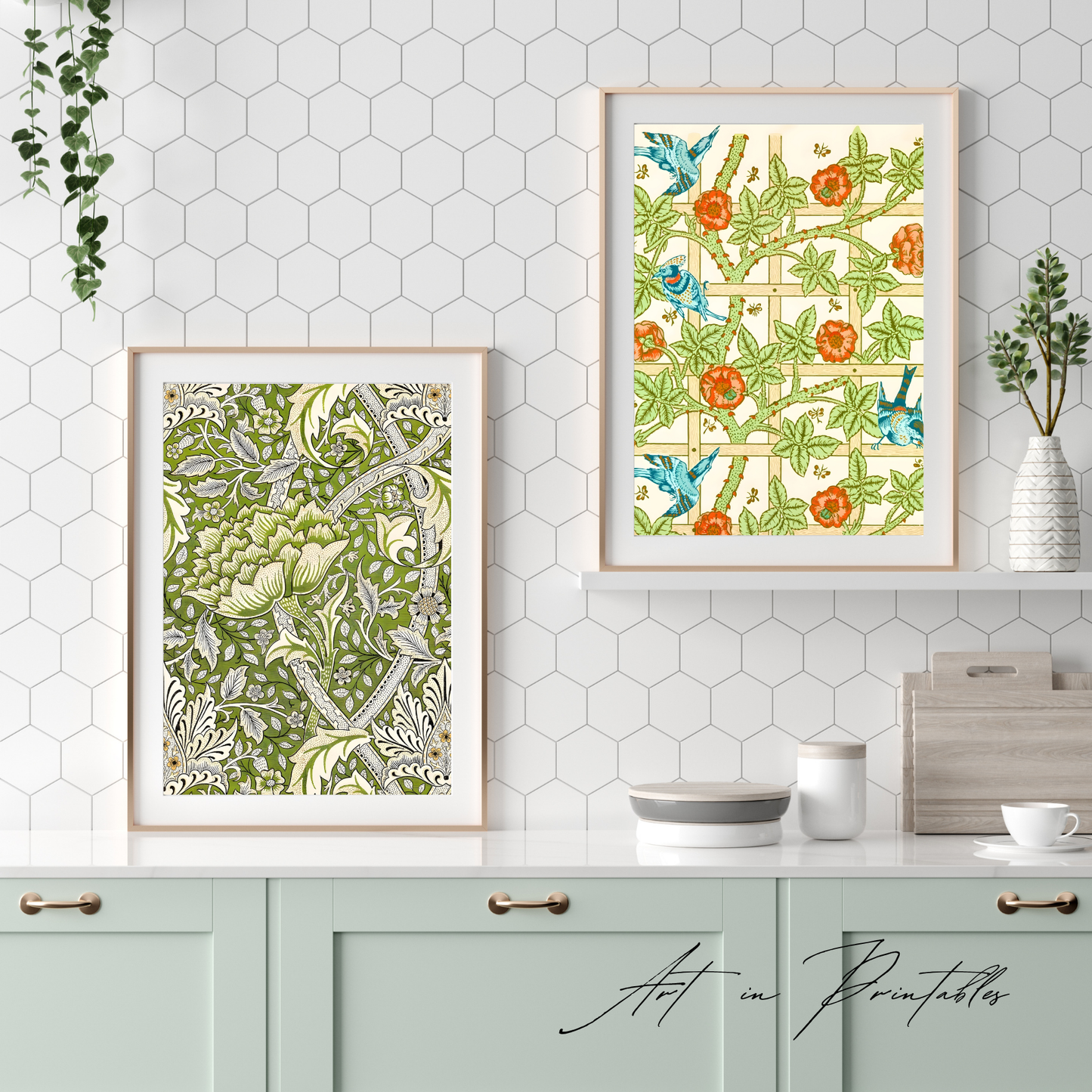 William Morris Printable Art Collection Classic Floral