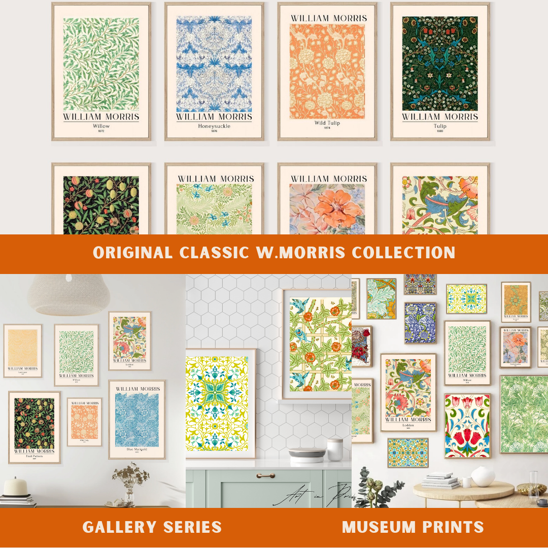 William Morris Printable Art Collection Classic Floral