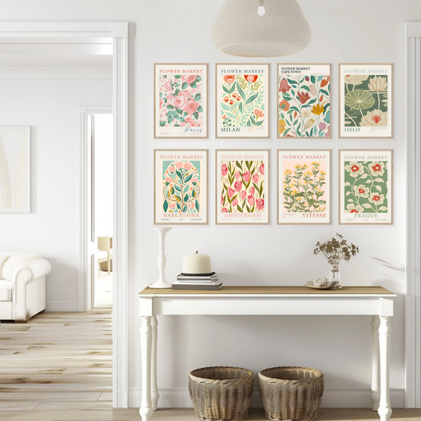 Floral Market Printable Wall Art Bundle