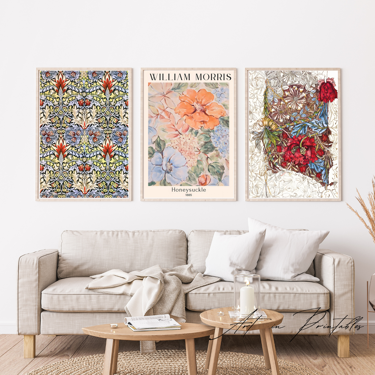 William Morris Printable Art Collection Classic Floral